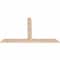 Ekena Millwork Portland Smooth Timber Gable Bracket, Douglas Fir, 72"W x 45"H x 1 1/2"D x 5 1/2"F, 15/12 Pitch GBW072X45X0206POR00SDF - alternate 2